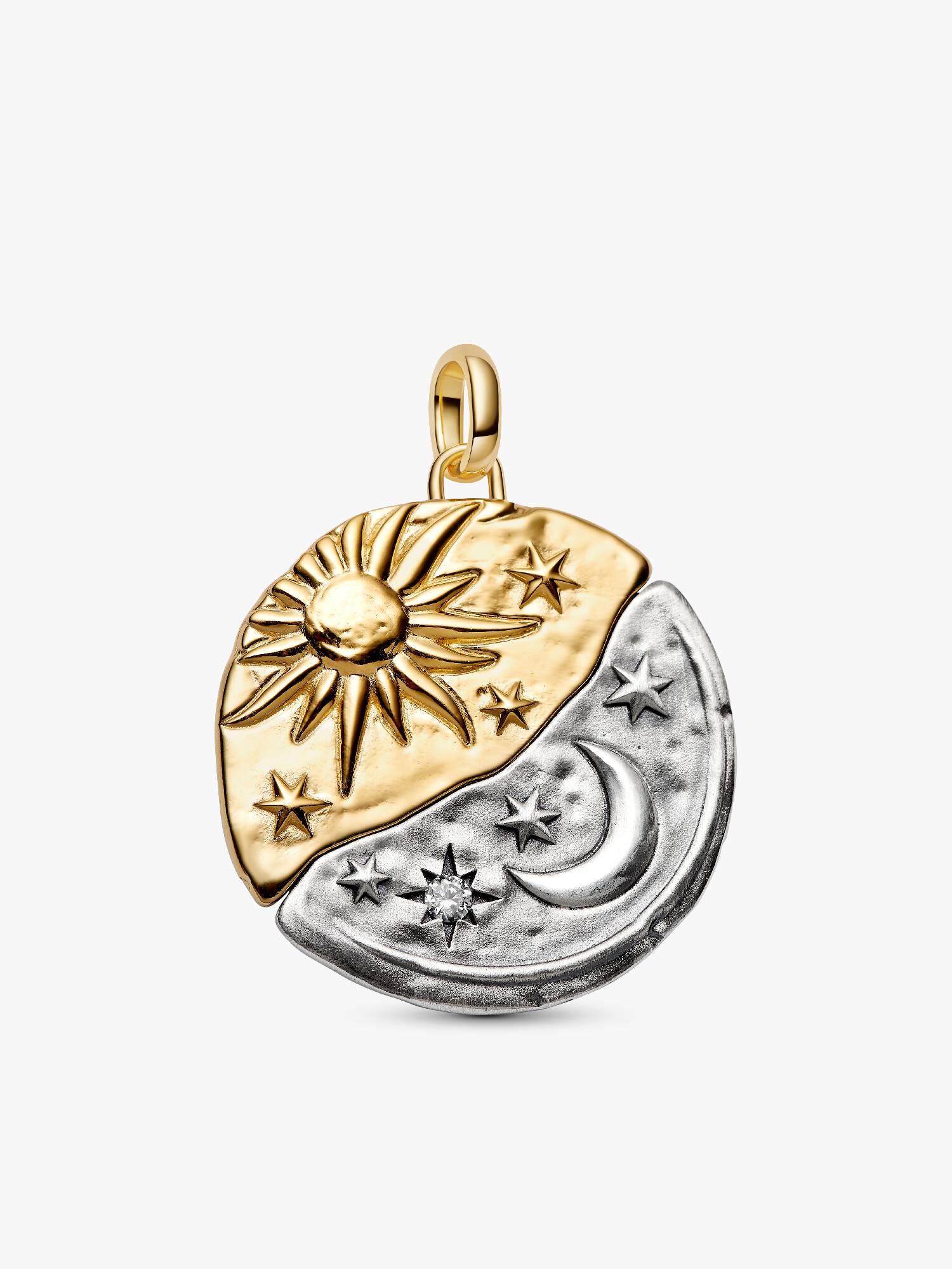 Charm Medallón grande Sol y Luna