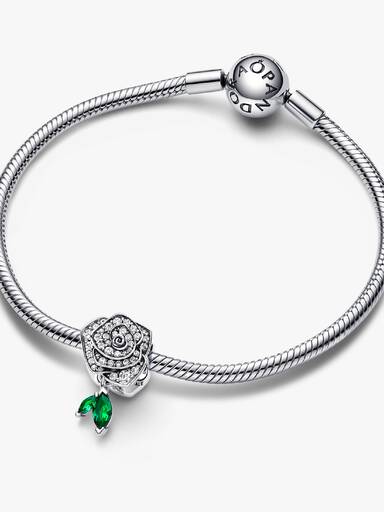 Charm Rosa Brillante en Flor