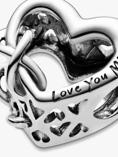 Charm Corazón con Infinito Yo te amo mamá