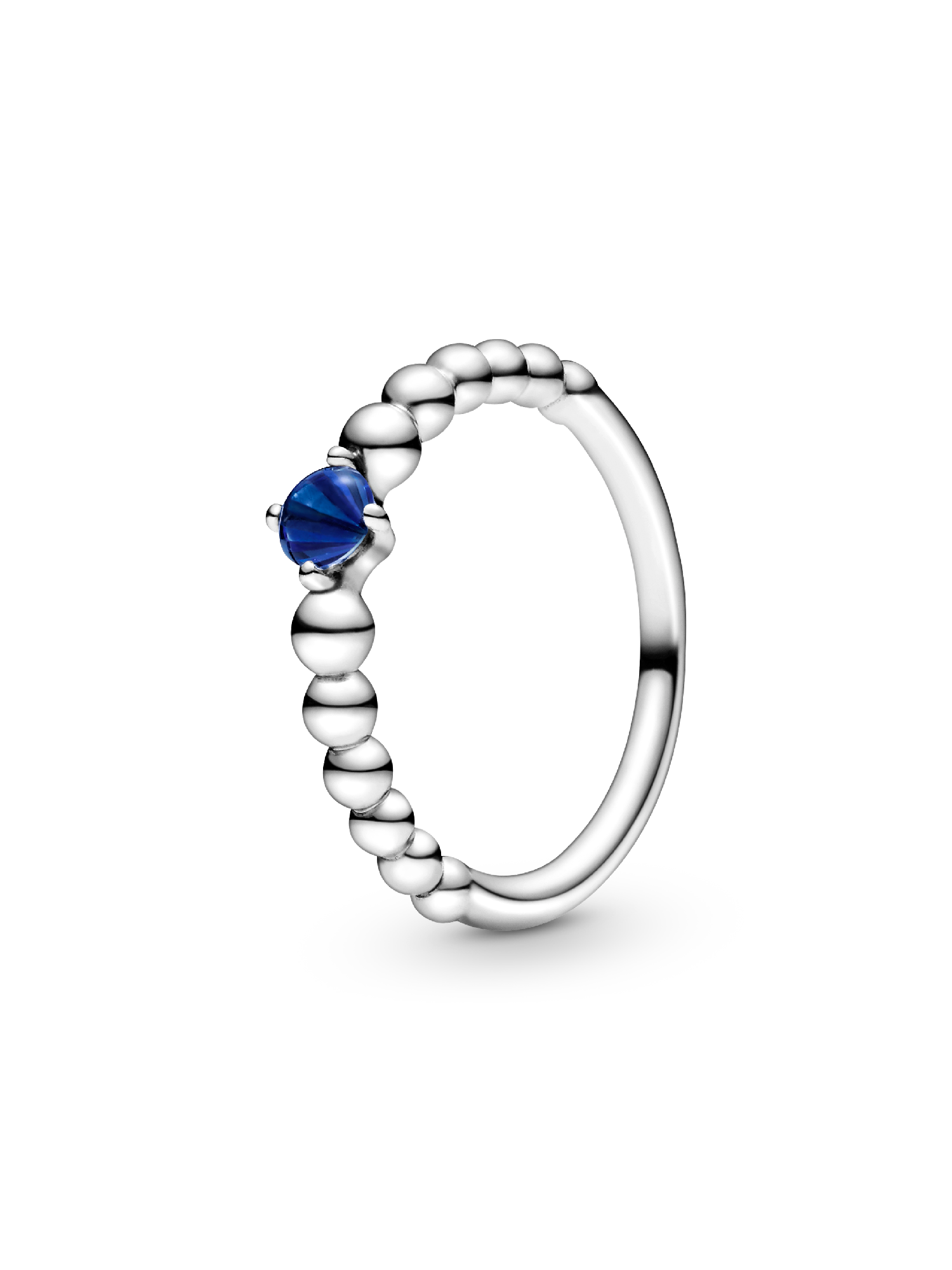 Anillo de Cuentas Azul Mar 