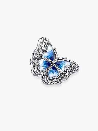 Charm Mariposa azul reluciente
