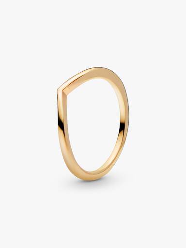 Anillo Hueso de los deseos pulido