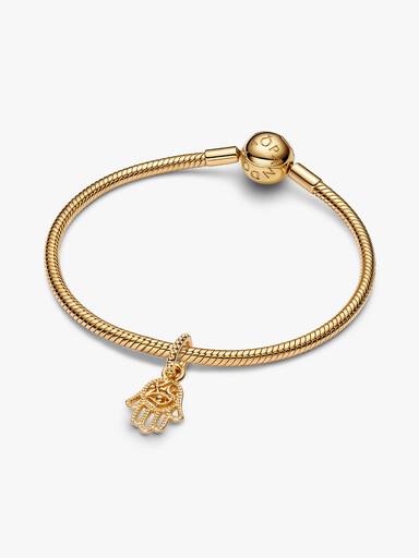 Charm colgante de Mano de Hamsa protectora