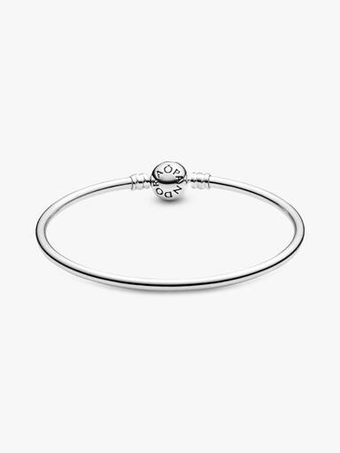 Brazalete rígido con broche de logo