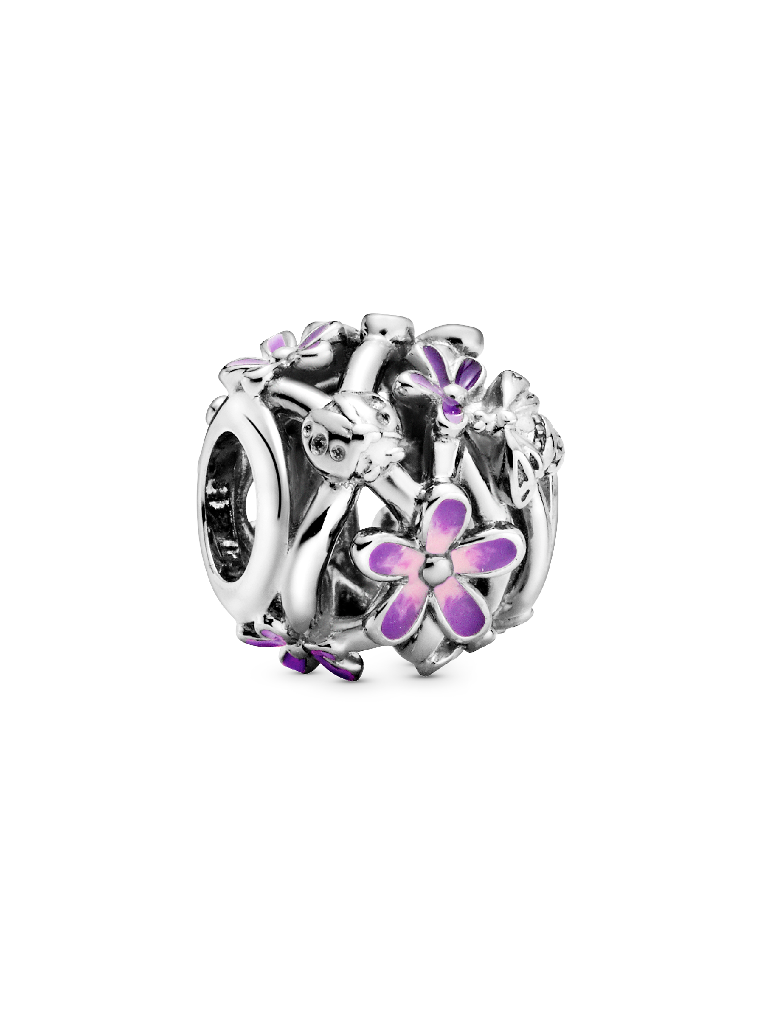 Charm calado Margarita morada