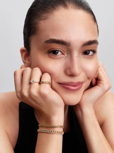 Brazalete de cadena cubana
