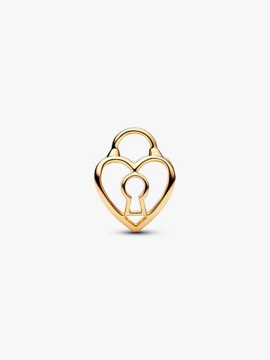 Charm calado Corazón con candado