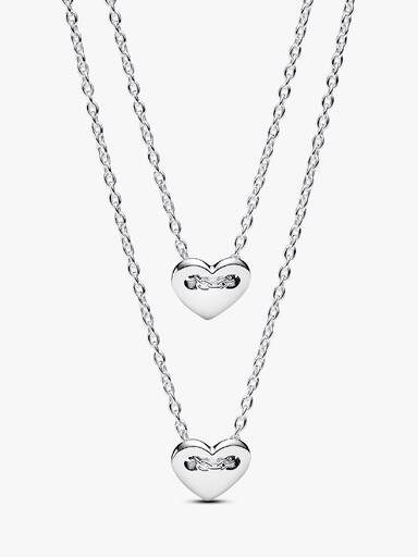 Collar Collier Corazones Divisibles Por Siempre y Para Siempre