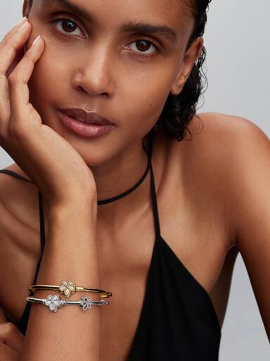 Brazalete Flor de pavé