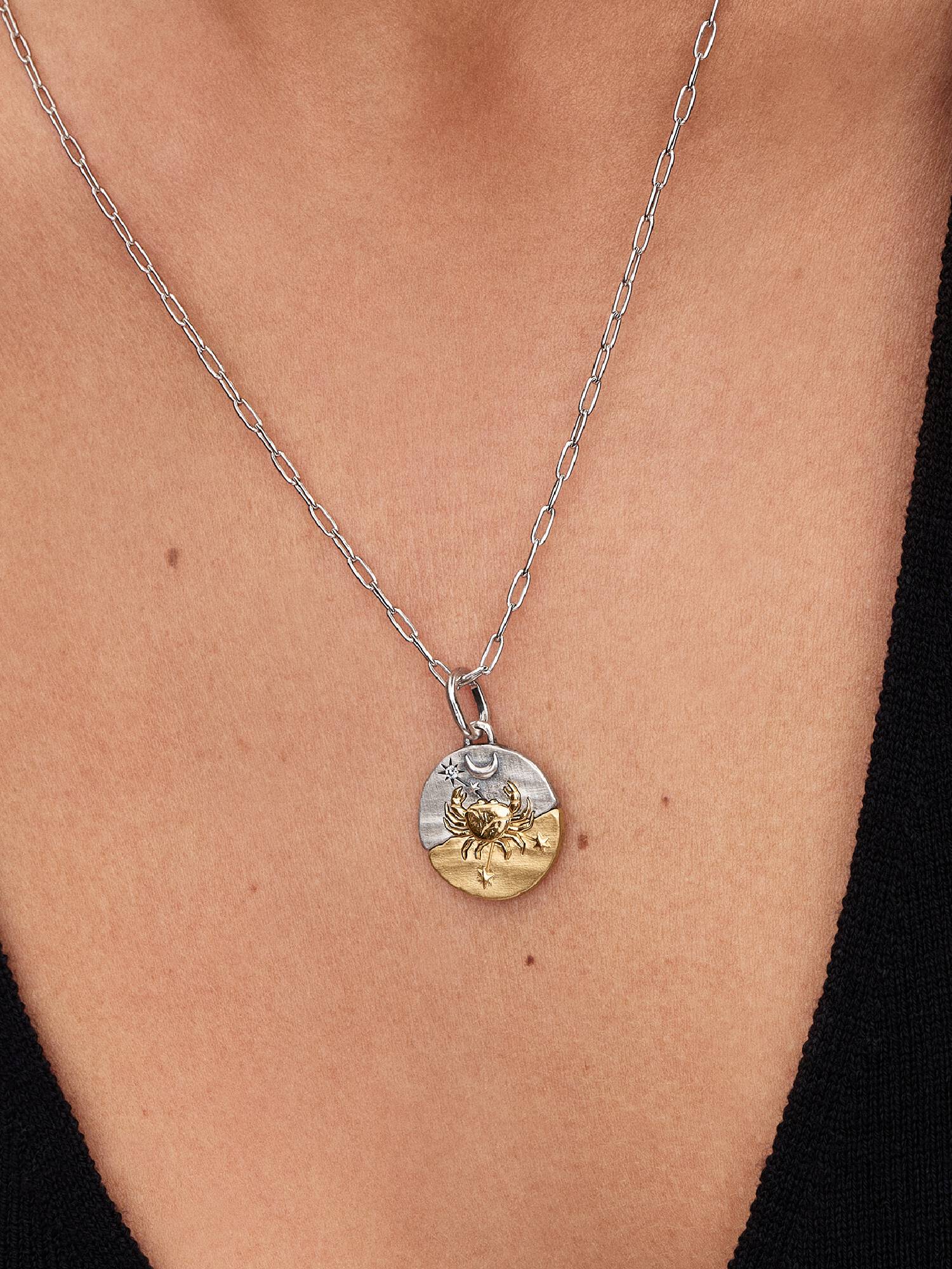 Charm Medallón Signo Zodiacal Cáncer