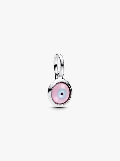 Charm Mini Colgante Grabable Mal de Ojo de Cristal Murano