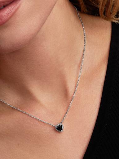 Collar collier Corazón elevado
