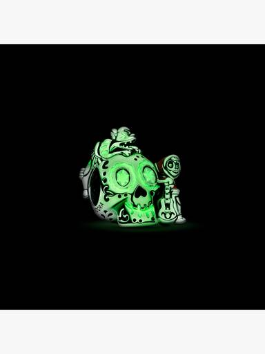 Charm Calavera que brilla en la oscuridad con Miguel y Dante de Coco de Disney Pixar