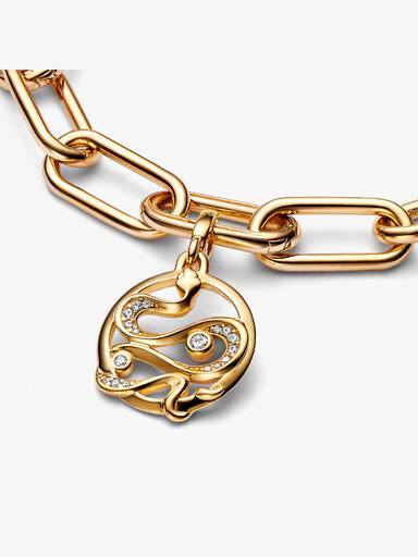 Charm Medallón Serpiente de pavé Pandora ME