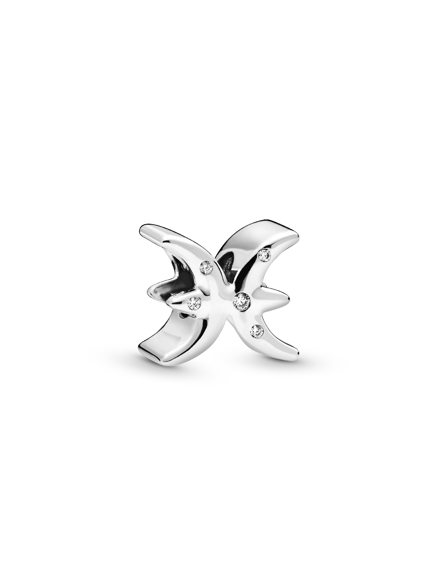 Charm del zodíaco Piscis resplandeciente