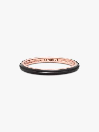 Anillo con esmalte negro Pandora ME