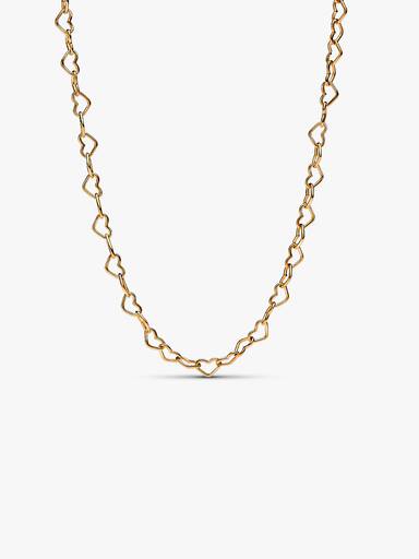 Collar Collier Corazones entrelazados
