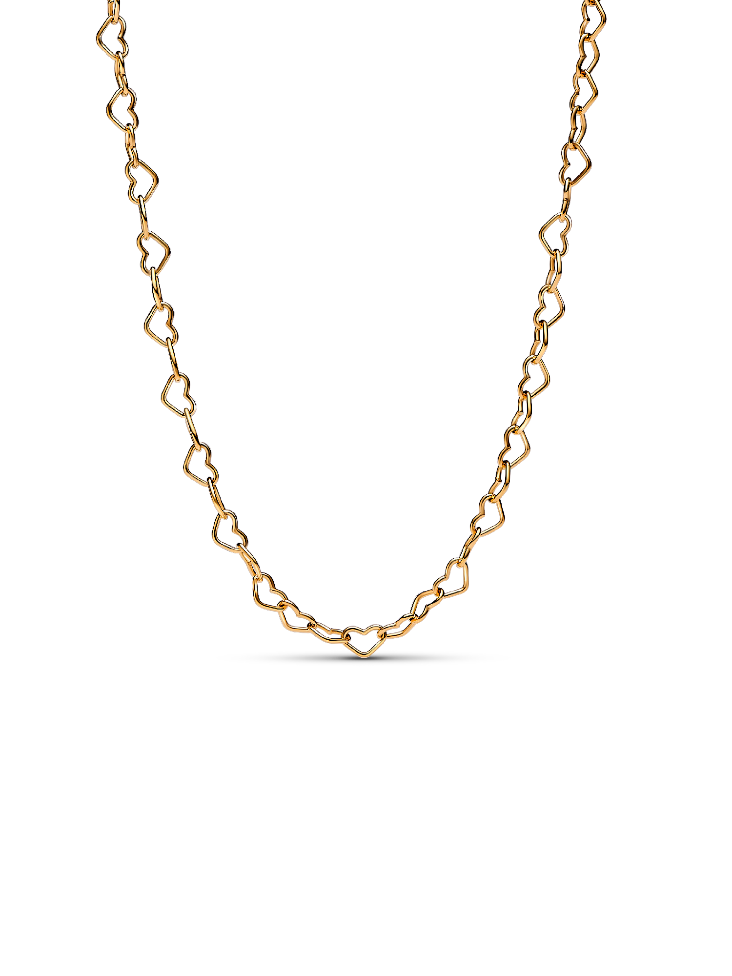 Collar Collier Corazones entrelazados