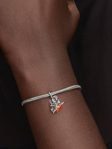 Charm Colgante Cohete de Stitch de Disney