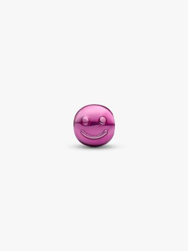 Mini Charm Carita Feliz Rosa