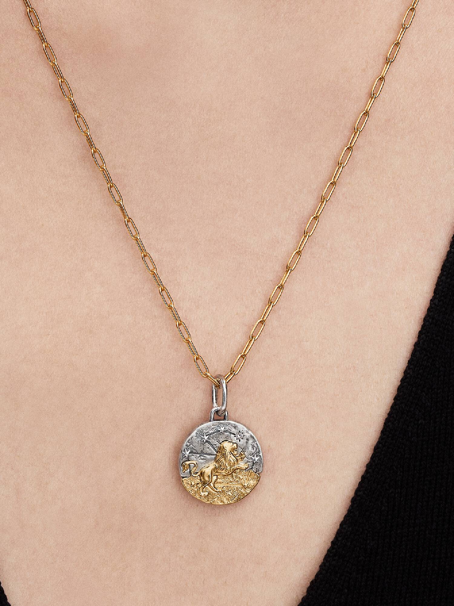Charm Medallón Signo Zodiacal Leo