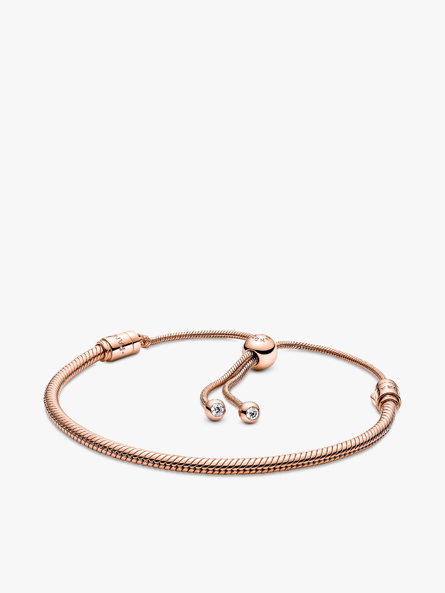 Brazalete deslizante cadena de serpiente Pandora Moments