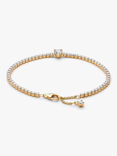 Brazalete de tenis Corazón reluciente