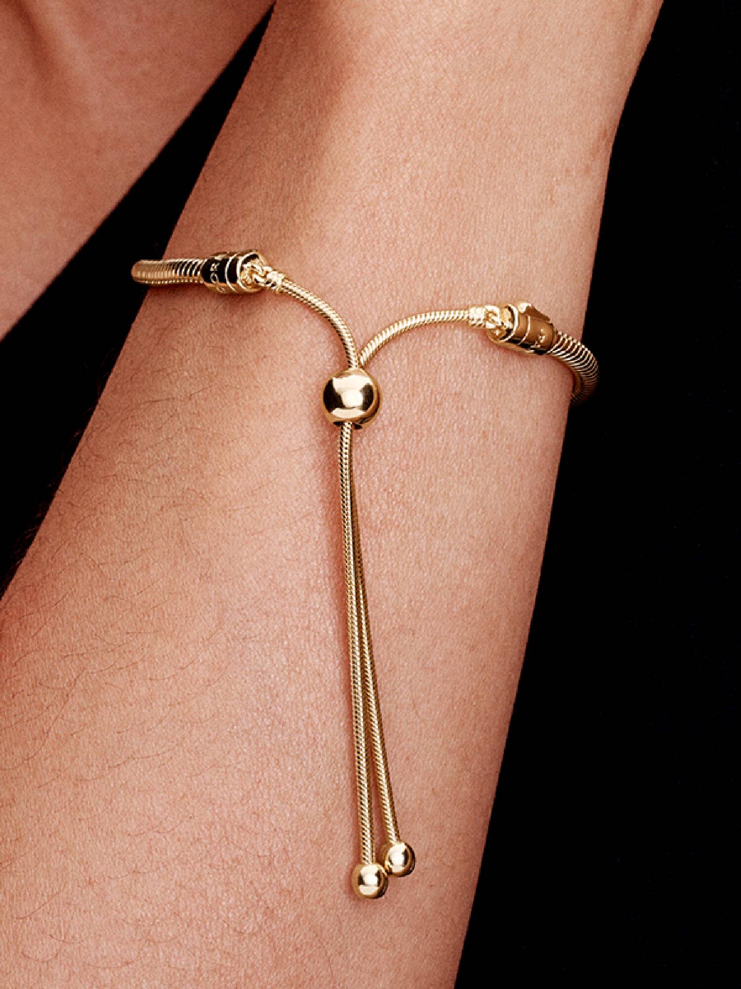 Brazalete deslizante cadena de serpiente