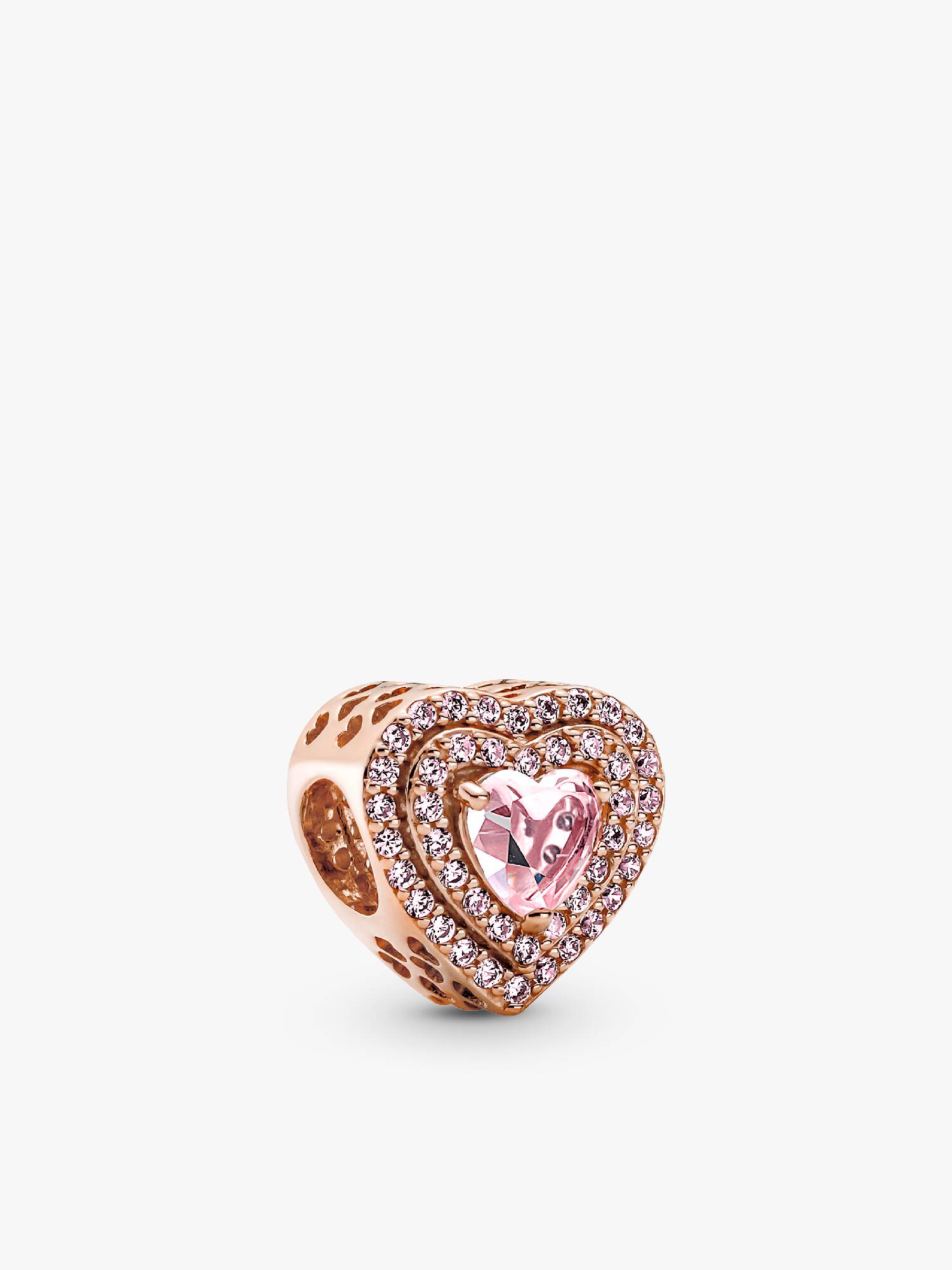 Charm Corazones relucientes en niveles