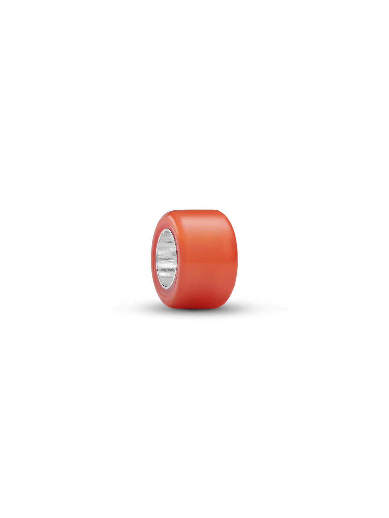Mini Charm de Cristal Murano Naranja