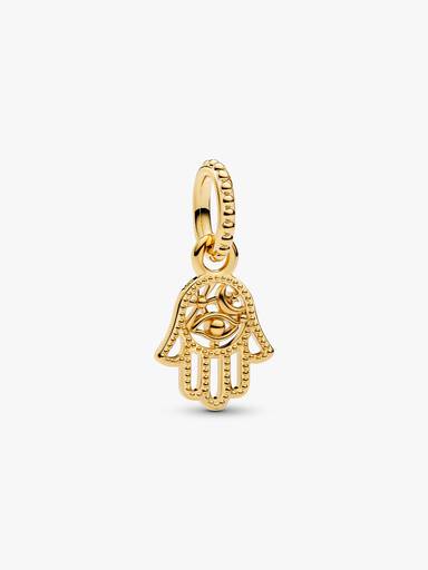 Charm colgante de Mano de Hamsa protectora