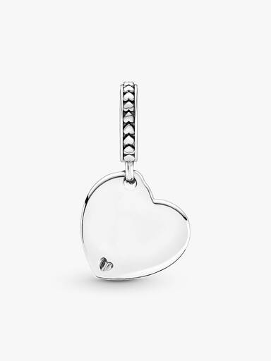 Family tree sterling silver and 14k dangle