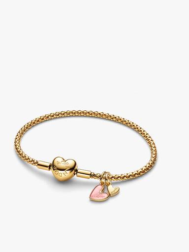 Pulsera con Charm Grabado Divisible Madre e Hija