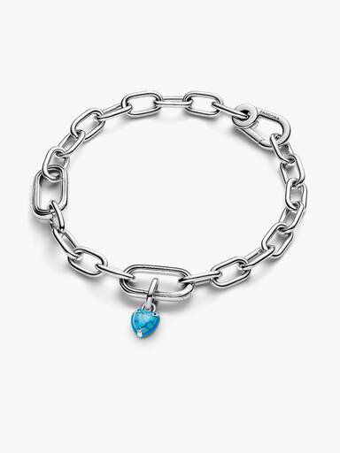 Mini charm colgante Corazón turquesa