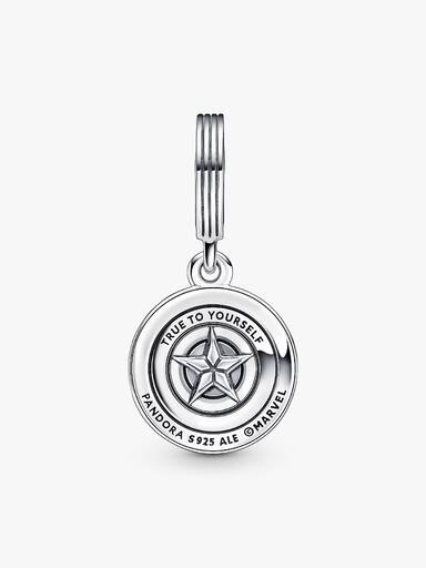 Charm colgante Escudo del Capitán América de The Avengers de Marvel