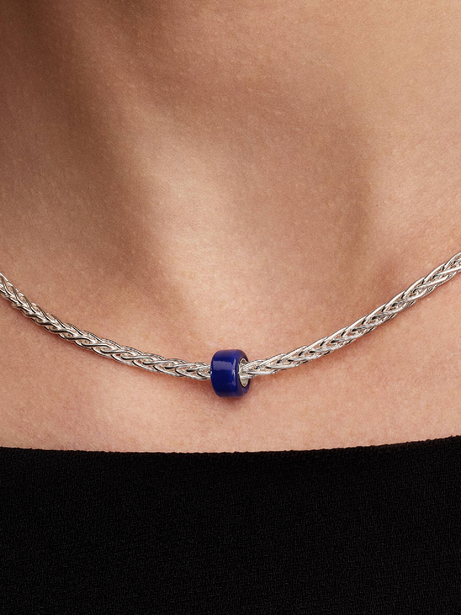 Mini Charm de Cristal Murano Azul
