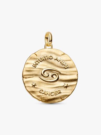 Charm Medallón grande Signo Zodical Cancer