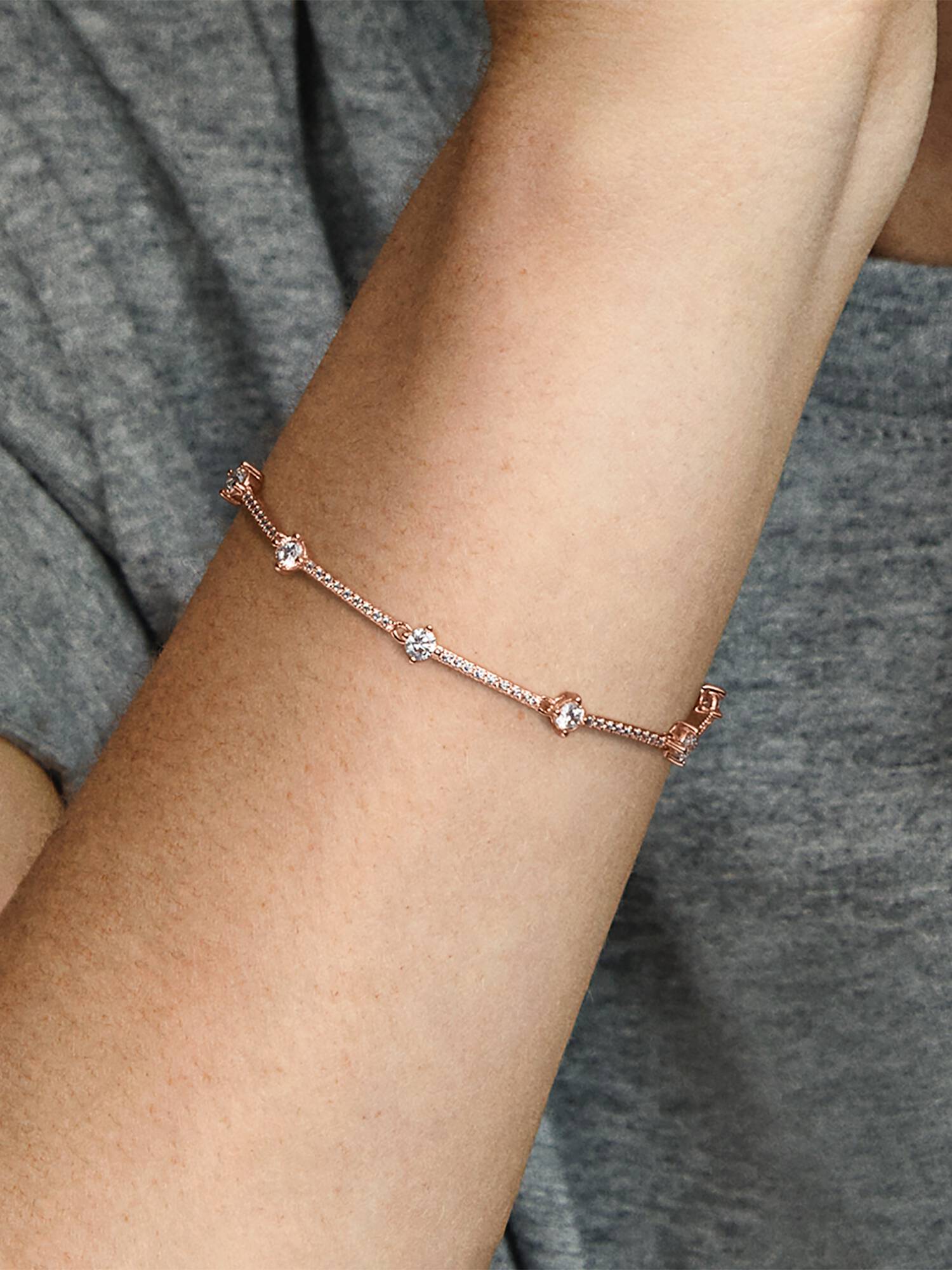 Brazalete Barras de pavé deslumbrante