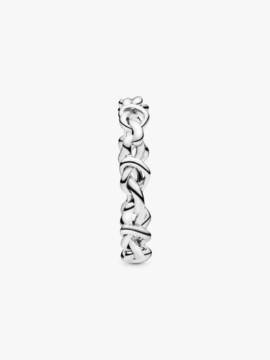 Anillo Corazones anudados