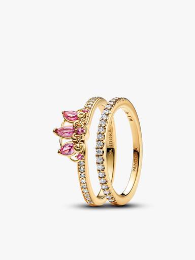 Set de anillos brillantes de Rapunzel