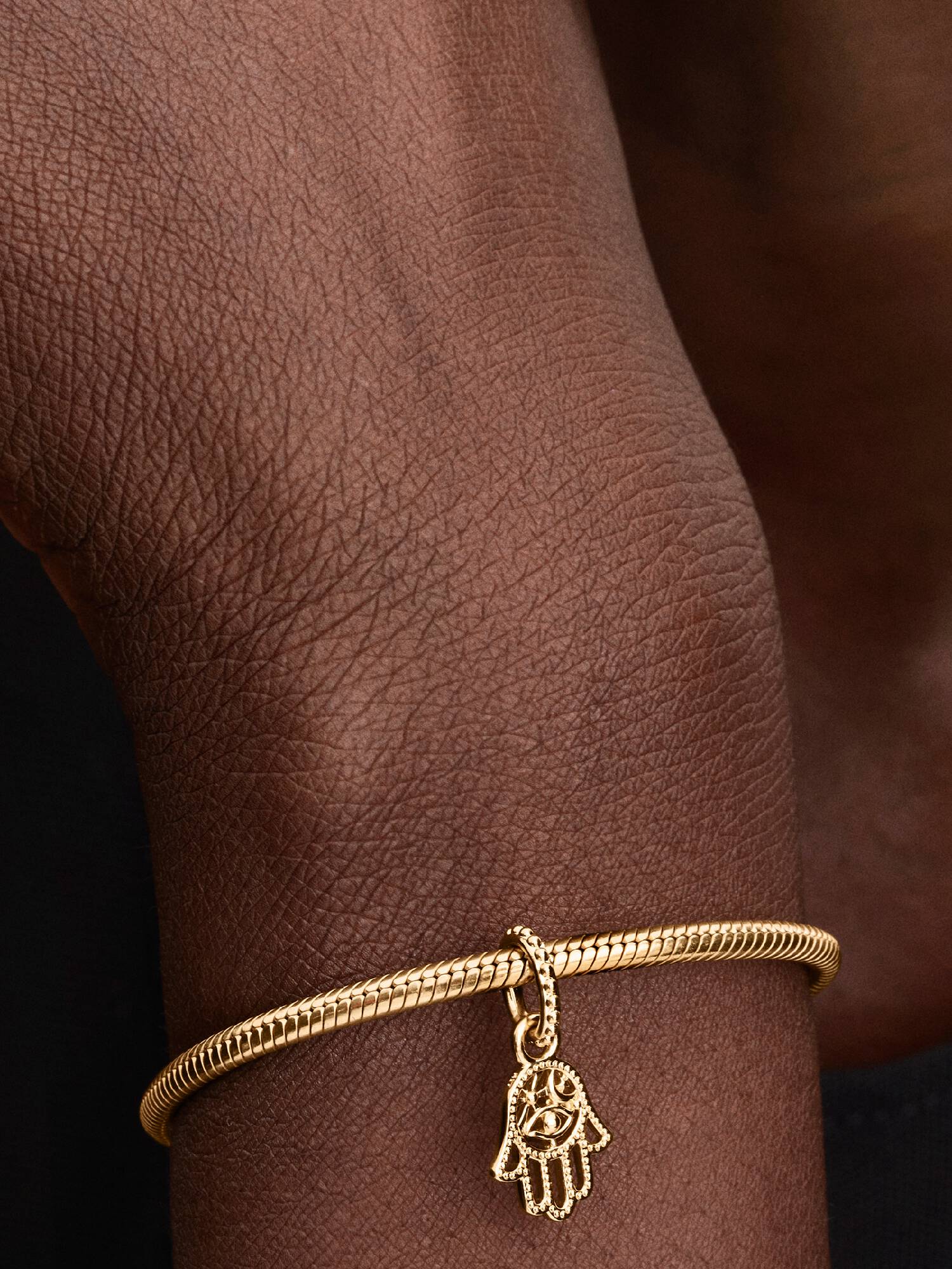 Charm colgante de Mano de Hamsa protectora
