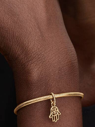 Charm colgante de Mano de Hamsa protectora