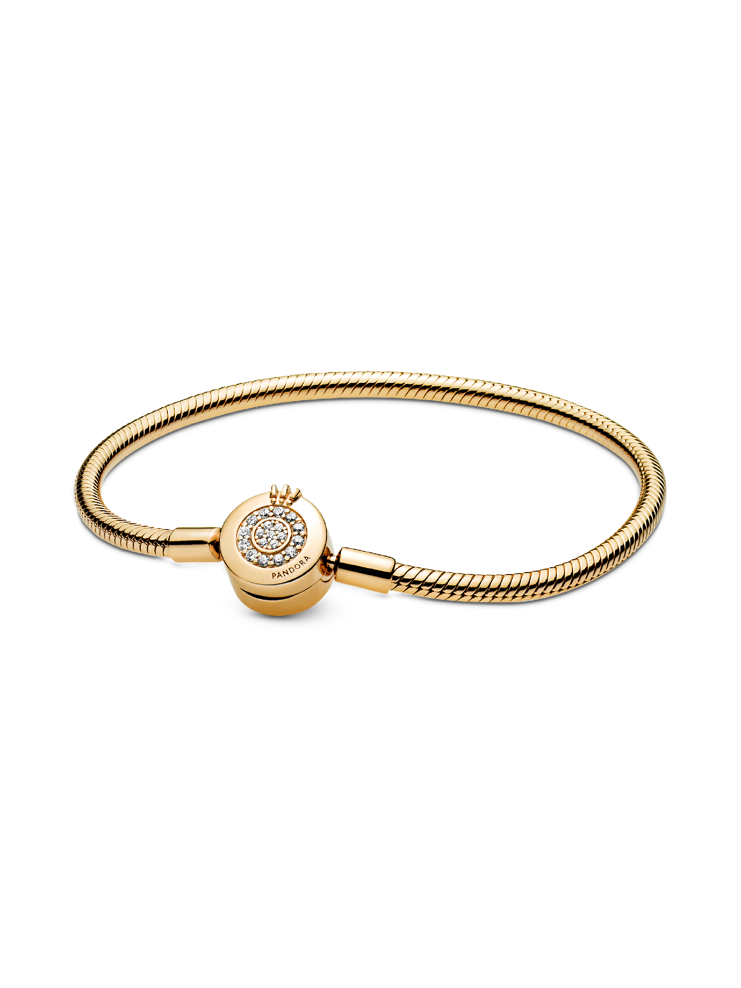 Brazalete de cadena de serpiente Corona O resplandeciente
