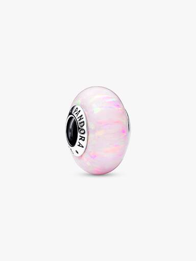 Charm rosa opalescente