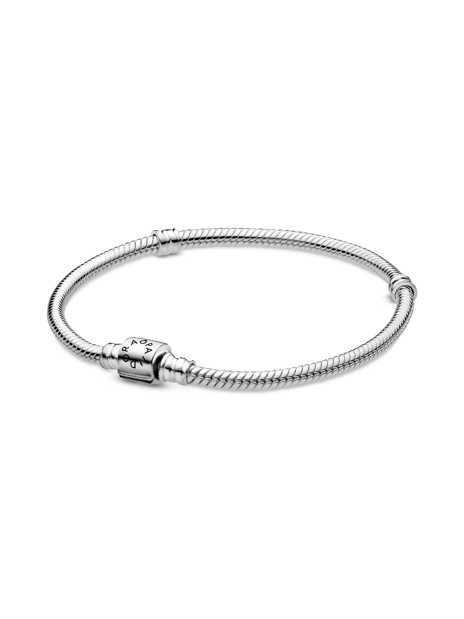 Brazalete cadena de serpiente con broche de barril