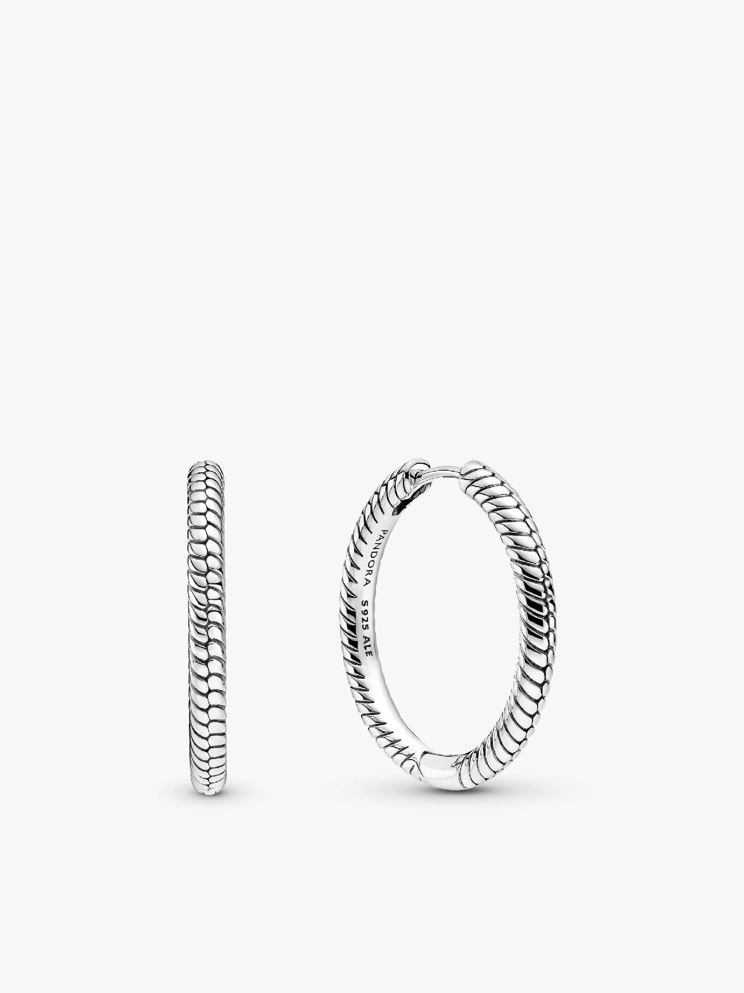 Aretes de aro para charms Pandora Moments
