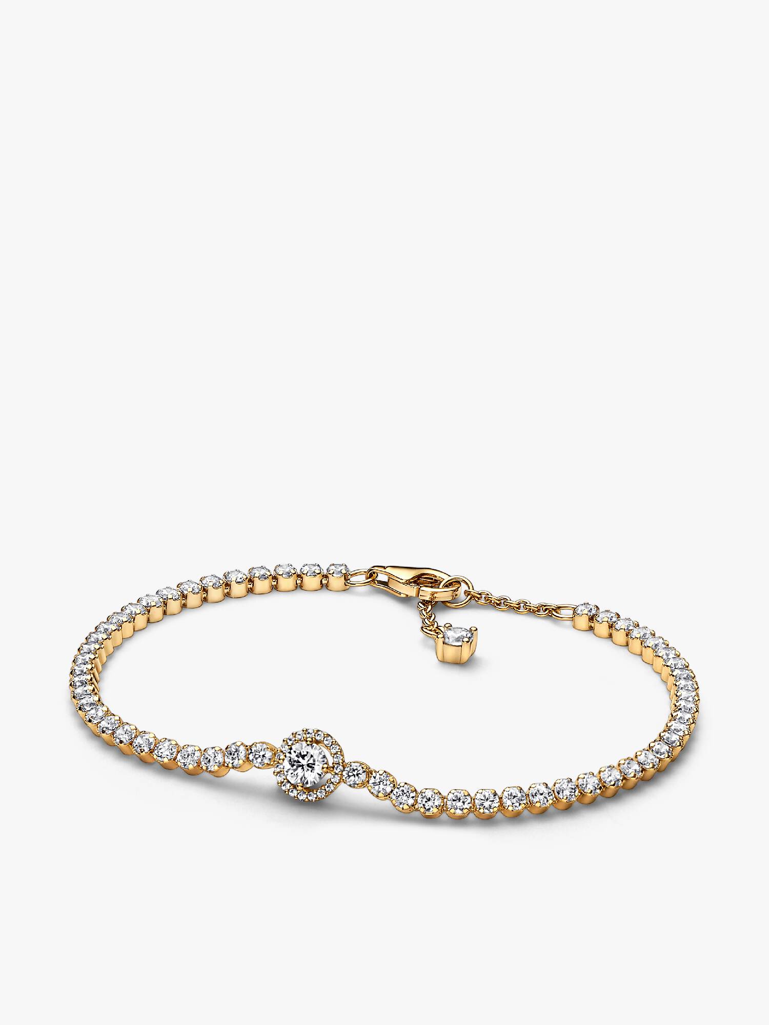 Brazalete de tenis Halo reluciente