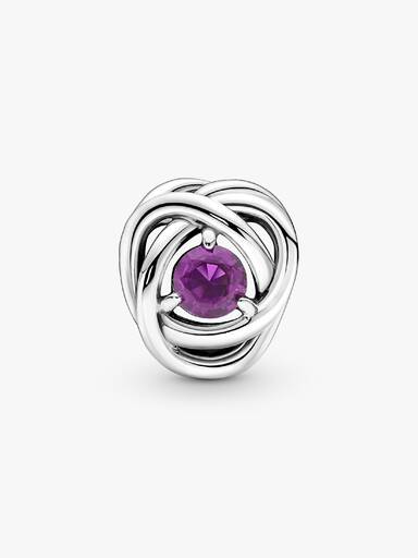 Charm Círculo Eternidad de Febrero