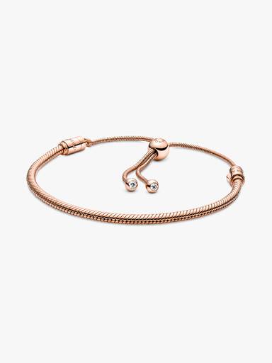 Brazalete deslizante cadena de serpiente Pandora Moments