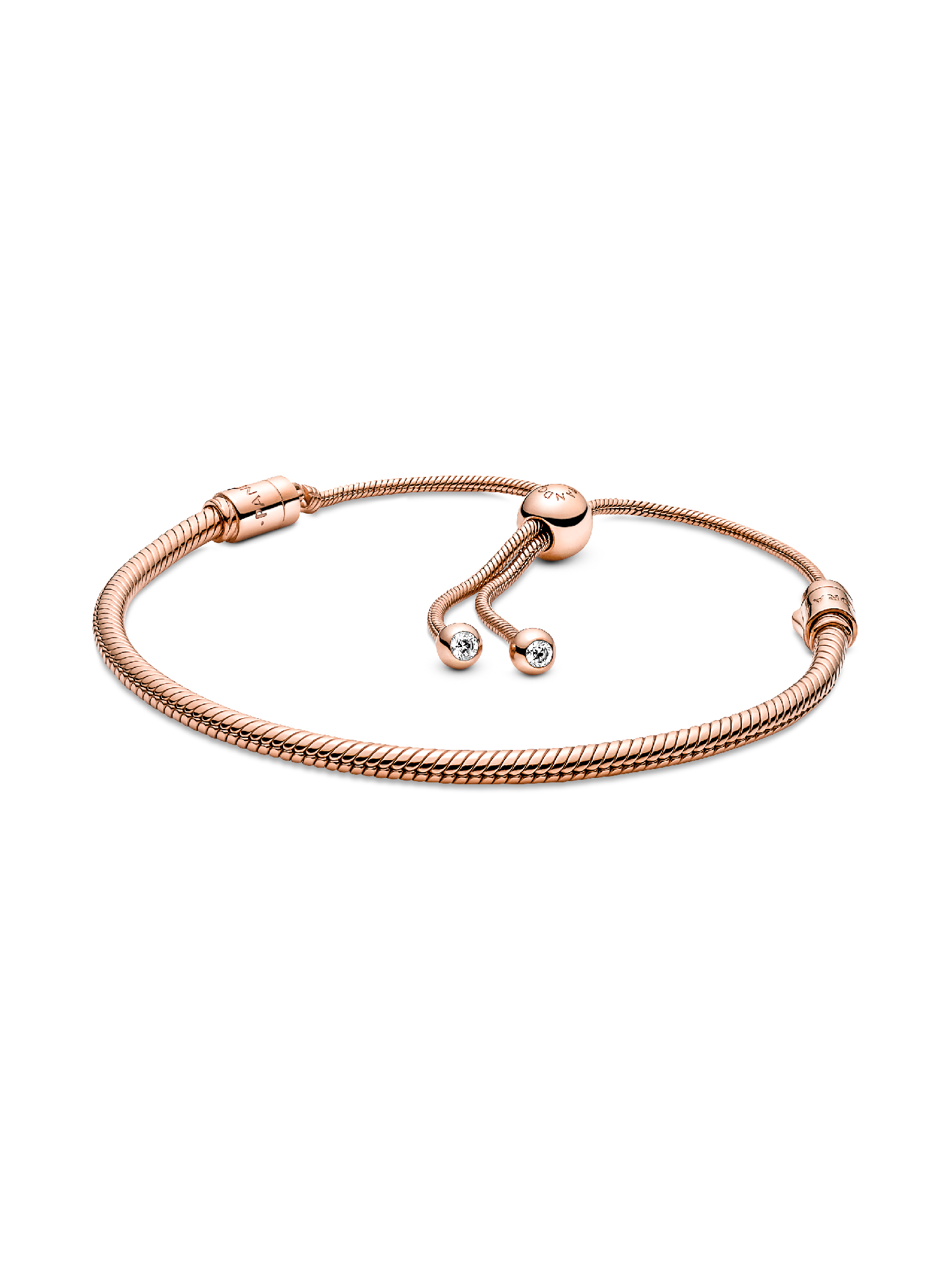 Brazalete deslizante cadena de serpiente Pandora Moments